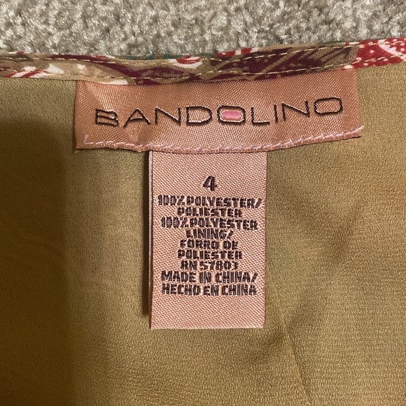 Bandolino size 4 long skirt lots of ruffles/layers - Picture 8 of 9